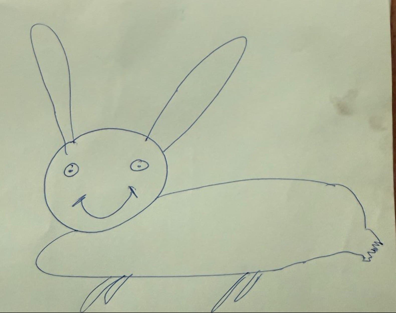 Example: photograph the drawing by itself, well framed and directly from above.